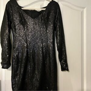 JAY X JAYGODFREY Black Sequins Dress size 6
